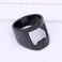 PAMTIER Mens Stainless Steel 2 Pack Beer Bar Tool Creative Versatile Finger Bottle Opener Ring Black Size 8