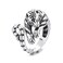 POYAMUSE Cool Thai Silver Tiger Tail Wrap Ring for Men Adjustable Open Designsilver