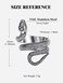 Richsteel Gothic Cobra Wrap Ring Punk Style Animal Snake Statement Ring for Men and Women