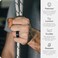Rinfit Silicone Rings for Men 9mm Wide 2mm Thick Mens Rubber Wedding Bands Infinity Silicone Rings for Him Patented Design Black Size 10