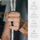 Rinfit Silicone Rings for Men 9mm Wide 2mm Thick Mens Rubber Wedding Bands Infinity Silicone Rings for Him Patented Design Black Size 7