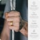 Rinfit Silicone Rings for Men 9mm Wide 2mm Thick Mens Rubber Wedding Bands Infinity Silicone Rings for Him Patented Design Gold Size 12
