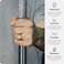 Rinfit Silicone Rings for Men 9mm Wide 2mm Thick Mens Rubber Wedding Bands Infinity Silicone Rings for Him Patented Design Pack B Size 14