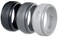 Rinfit Silicone Rings for Men 9mm Wide 2mm Thick Mens Rubber Wedding Bands Infinity Silicone Rings for Him Patented Design Pack D Size 9
