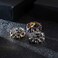 SINLEO Mens Stainless Steel Solid Link Chain Statement Ring Hip Hop Watch Band Design Silver Gold Size 11