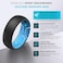 ThunderFit Mens Air Groove 78mm Wide 18mm Thick Silicone Rings Variety Multipack 17