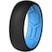 ThunderFit Mens Air Groove 78mm Wide 18mm Thick Silicone Rings Variety Multipack 17