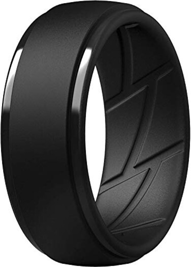 ThunderFit Mens Silicone Rings 10mm Wide 25mm Thick Rubber Bands Breathable Variety Multipack 110