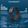 ThunderFit Silicone Wedding Rings For Men Beveled Brushed Top Edges 635mm Wide 2mm Thick 147 Variety Multipacks 1 Ring 9510 198mm