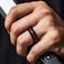 ThunderFit Silicone Wedding Rings for Men Brushed Top Middle Engraved Line Rubber Engagement Bands 82mm Wide 25mm Thick 1467 Variety Multipack Pack B Size 758 1820mm