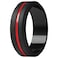 ThunderFit Silicone Wedding Rings for Men Brushed Top Middle Engraved Line Rubber Engagement Bands 82mm Wide 25mm Thick 1467 Variety Multipack Pack B Size 758 1820mm