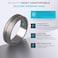 ThunderFit Silicone Wedding Rings for Men Brushed Top Middle Engraved Line Rubber Engagement Bands 82mm Wide 25mm Thick 1467 Variety Multipack Pack V Size 9510 1980mm