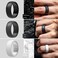 ThunderFit Silicone Wedding Rings for Men Rubber Engagement Bands 87mm Wide 25mm Thick 12345671216 Variety Multipack Pack A Size 9510 198mm