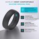ThunderFit Unisex Silicone Wedding Rings Rubber Engagement Bands Variety Multipack 147