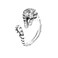 Yocoyee Unique Punk Lizard Tiger Ring for Men Vintage Thai Silver Vivid Animal Opening Adjustable RingTiger
