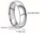 CROWNAL 4mm 6mm 8mm Titanium Wedding Couple Bands Rings Men Women Dome Polished Engraved I Love You Comfort Fit Size 4 To 16 6mm12