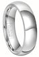 CROWNAL 4mm 6mm 8mm Titanium Wedding Couple Bands Rings Men Women Dome Polished Engraved I Love You Comfort Fit Size 4 To 16 6mm12