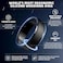 Egnaro Mens Silicone Wedding Rings Classic Black Step Edge Rubber band 10mm Wide 25mm Thick Hypoallergenic for GymOutdoorGift147 Variety Pack with Half Size