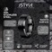 Jstyle Stainless Steel Rings for Men Women 8MM Wedding Band Rings Matte Surface Beveled Polished Edge Mens Ring Size 9 Black Ring for Men