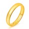 KAMASATO 4mm Stainless Steel Rings women men High Polished Dome Gold Wedding Band Comfort Fit Size 4