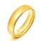 KAMASATO 6mm Stainless Steel Ring for Men High Polish Plain Dome Gold Wedding Band Comfort Fit Size 8
