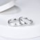 KAMASATO 6mm Stainless Steel Ring for Men High Polish Plain Dome Silver Wedding Band Comfort Fit Size 5