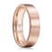 King Will 6mm Rose Gold Matte Tungsten Rings Mens Wedding Rings Basic Flat Cut Wedding Band for Men Women Comfort Fit and Durable Size 75