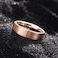 King Will 6mm Rose Gold Matte Tungsten Rings Mens Wedding Rings Basic Flat Cut Wedding Band for Men Women Comfort Fit and Durable Size 75