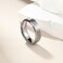 King Will 7mm Tungsten Ring for Men Silver Tungsten Wedding Band Matte Brushed Finish Comfort Fit Size 7