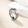 King Will 7mm Tungsten Ring for Men Silver Tungsten Wedding Band Matte Brushed Finish Comfort Fit Size 7