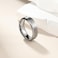 King Will 7mm Tungsten Ring for Men Silver Tungsten Wedding Band Matte Brushed Finish Comfort Fit Size 8