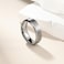 King Will 7mm Tungsten Ring for Men Silver Tungsten Wedding Band Matte Brushed Finish Comfort Fit Size 8