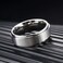 King Will Sliver Titanium Wedding Ring for Men Women8mm Width Wedding Band Brushed Finished Engagement Ring Stepped Edge Design Comfort Fit Size 95