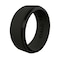 QALO Silicone Ring for Men 85mm Wide x 25mm Thick Flexible Comfortable Fit SkinFriendly AllDay Wearable Band Durable Rubber Mens Wedding Band for Training Work Black Size 11