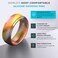 ThunderFit Silicone Mens Wedding Rings 10mm Wide 25mm Thick Rubber Wedding Bands Variety Multipack 14