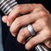 ThunderFit Silicone Mens Wedding Rings 10mm Wide 25mm Thick Rubber Wedding BandsVariety Multipack 17