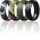 ThunderFit Silicone Mens Wedding Rings 10mm Wide 25mm Thick Rubber Wedding BandsVariety Multipack 17
