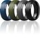 ThunderFit Silicone Mens Wedding Rings 10mm Wide 25mm Thick Rubber Wedding BandsVariety Multipack 17