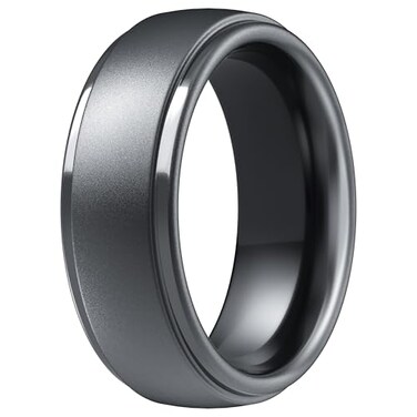 ThunderFit Silicone Mens Wedding Rings 10mm Wide 25mm Thick Rubber Wedding BandsVariety Multipack 17