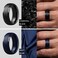 ThunderFit Silicone Mens Wedding Rings 10mm Wide 25mm Thick Rubber Wedding BandsVariety Multipack 17