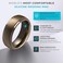 ThunderFit Silicone Mens Wedding Rings 10mm Wide 25mm Thick Rubber Wedding BandsVariety Multipack 17