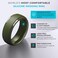 ThunderFit Silicone Mens Wedding Rings 10mm Wide 25mm Thick Rubber Wedding BandsVariety Multipack 17