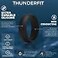 ThunderFit Silicone Wedding Ring for Men Rubber Wedding Band 87mm Wide 25mm Thick