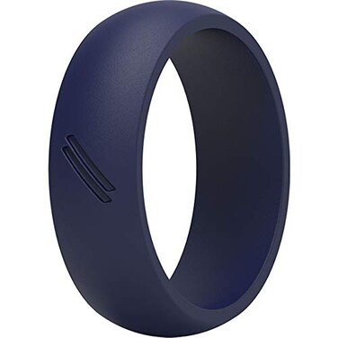 ThunderFit Silicone Wedding Ring for Men Rubber Wedding Band 87mm Wide 25mm Thick