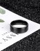 TIGRADE 4mm 6mm 8mm 10mm Titanium Rings BlackSilverGold Wedding Band Matte Comfort Fit for Men Women Size 315 Black 8MM Size 75