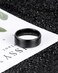 TIGRADE 4mm 6mm 8mm 10mm Titanium Rings BlackSilverGold Wedding Band Matte Comfort Fit for Men Women Size 315 Black 8MM Size 75
