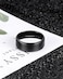 TIGRADE 4mm 6mm 8mm 10mm Titanium Rings BlackSilverGold Wedding Band Matte Comfort Fit for Men Women Size 315 Black 8MM Size 95