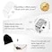Tobestu Rhodium Plated Simulated Diamond Square Wedding Band Rings for Men Engagement Promise Anniversary Ring for Him Platinum Size 8 KR2012D