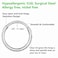 BLESSMYLOVE 20G 7mm Nose Rings Hoop 316L Surgical Steel Clear CZ Silver Unisex Hoop Piercing Ring