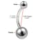 bodyjewellery 1pcs 14g Titanium G23 Belly Ring Piercing Button Stud Navel Jewelry Bar Banana Rings C3YL 11mm